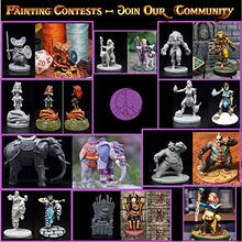 Load image into Gallery viewer, 15 Hero Character &amp; NPC Miniatures for DND Miniatures Paintable D&amp;D Miniatures Dungeon and Dragons Minis DND Figures for D and D Fantasy Tabletop DND Character Miniatures Bulk Unpainted DND Minis
